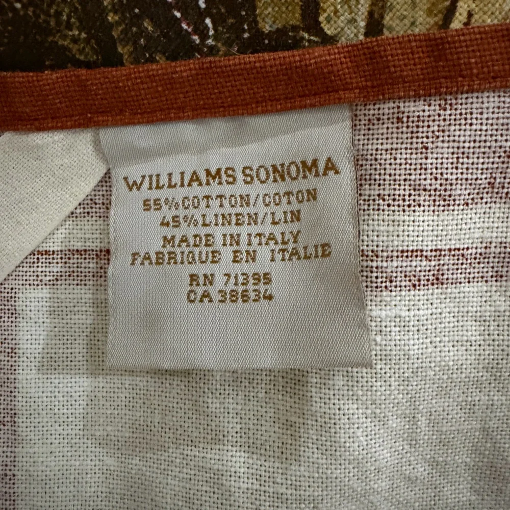Williams Sonoma Thanksgiving Tea Towel